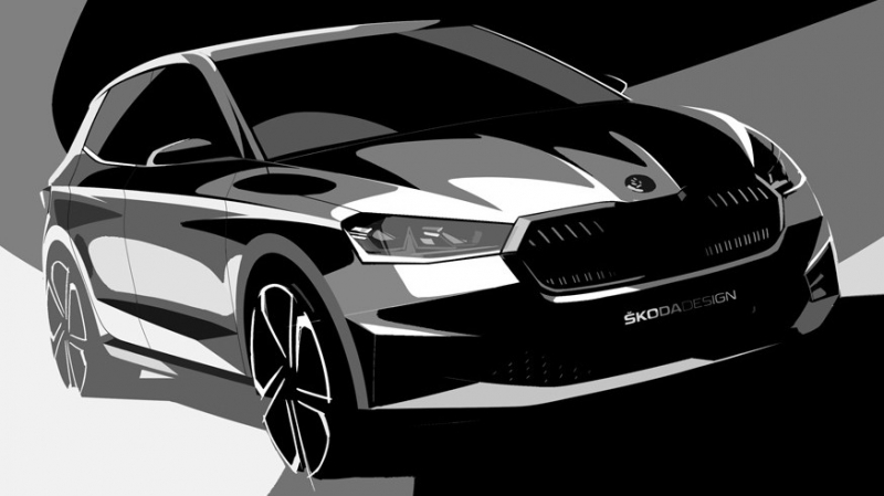 Skoda Fabia четвёртого поколения получит интерьер от актуальной Octavia