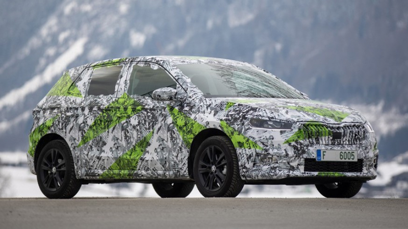 Skoda Fabia четвёртого поколения получит интерьер от актуальной Octavia