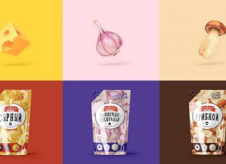 Вкусные паттерны на упаковке соусов