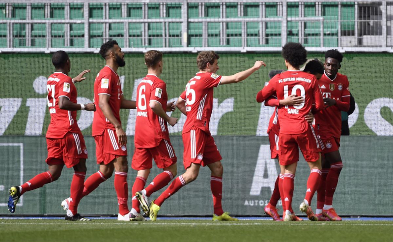 Бавария в девятый раз подряд стала чемпионом Германии