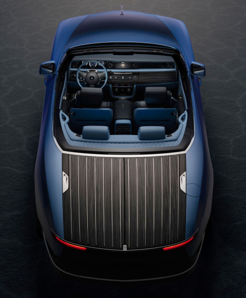 Бросить якорь и откупорить бутылки: Rolls-Royce представил уникальный кабриолет Boat Tail