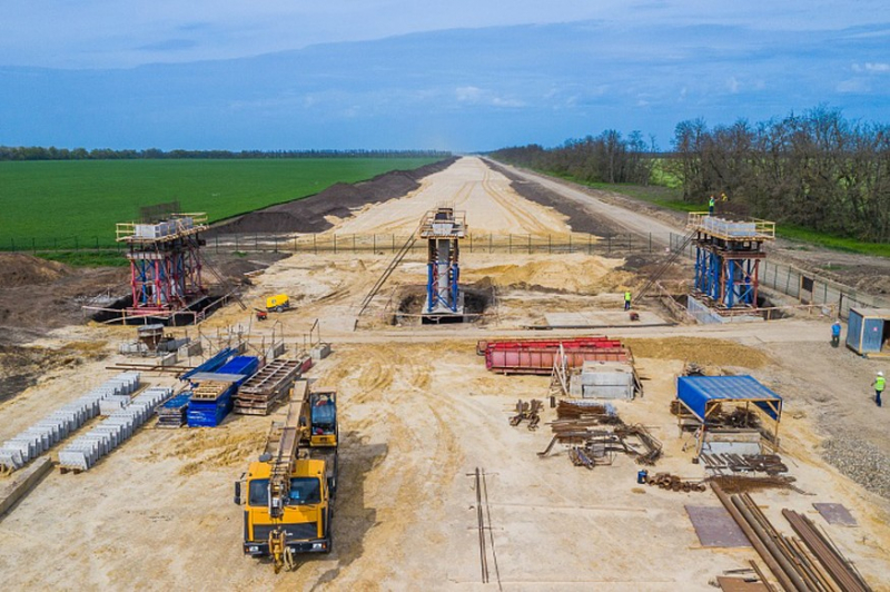 Дорога к черноморским курортам: реконструкция на платной трассе М-4 &laquo;Дон&raquo; продолжается