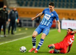 Юбилейная отметка: футболист сборной Украины забил очередной гол в Бельгии (видео)