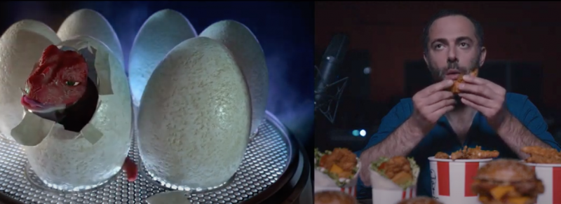 KFC продублировал фильмы с помощью курочки