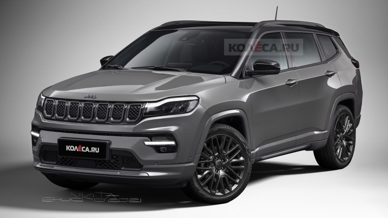 Компактный семиместный кроссовер Jeep: новые изображения