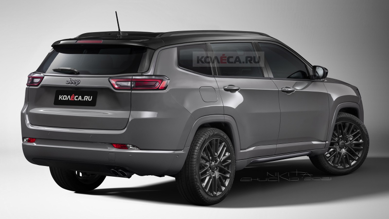 Компактный семиместный кроссовер Jeep: новые изображения