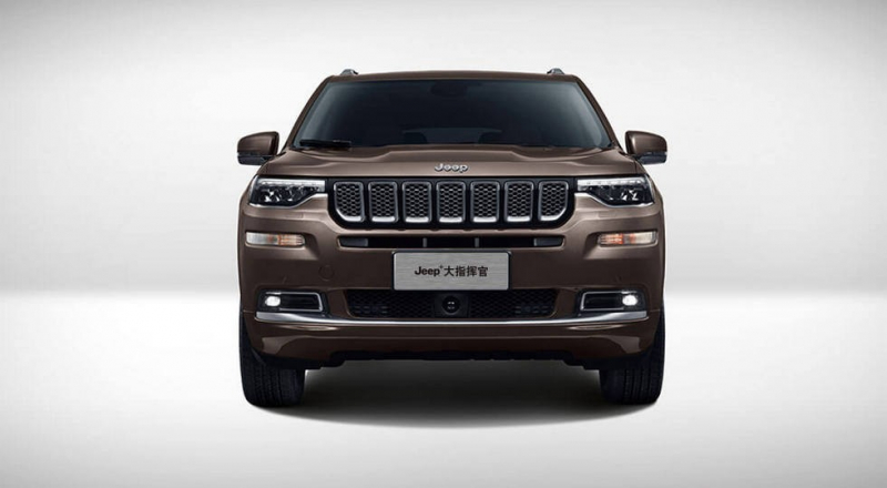 Кроссовер Jeep Grand Commander стал ещё больше после рестайлинга: первые фото без камуфляжа