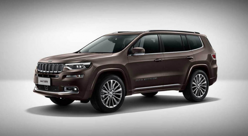 Кроссовер Jeep Grand Commander стал ещё больше после рестайлинга: первые фото без камуфляжа