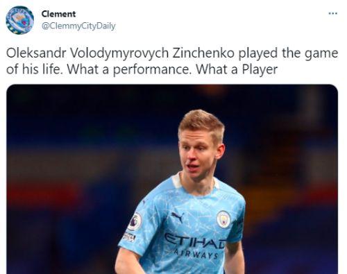 "Лучший левый защитник мира": фанаты расхвалили Зинченко после полуфинала Лиги чемпионов