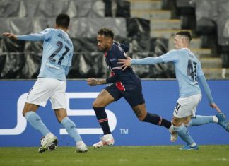 Манчестер Сити — ПСЖ: онлайн-трансляция матча Лиги чемпионов