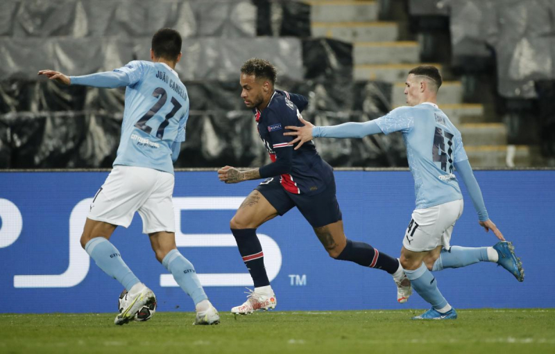 Манчестер Сити - ПСЖ: онлайн-трансляция матча Лиги чемпионов