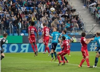 Мяч Луиса Адриано «Зениту» признан лучшим голом десятилетия в РПЛ