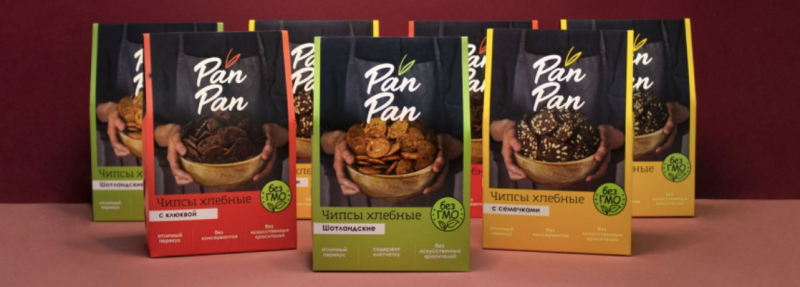 Muffin Group разработали ТМ и дизайн упаковки для хлебных чипсов 