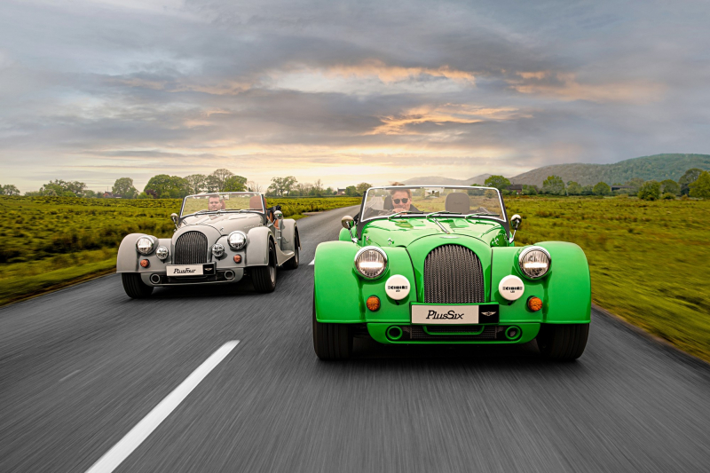 Обновлённые Morgan Plus Four и Plus Six: больше комфорта и неистовый рёв мотора