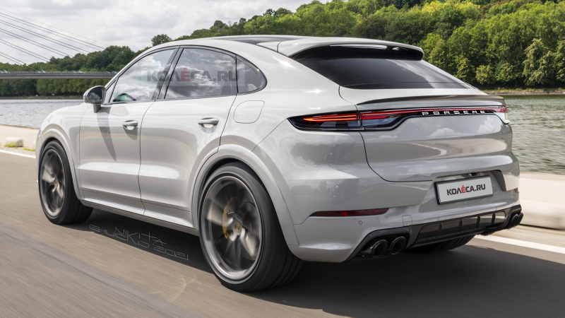 Обновлённый Porsche Cayenne Coupe: первые изображения