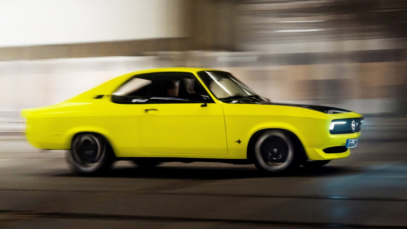 Opel Manta GSe ElektroMOD: заводской рестомод с большими надеждами на будущее