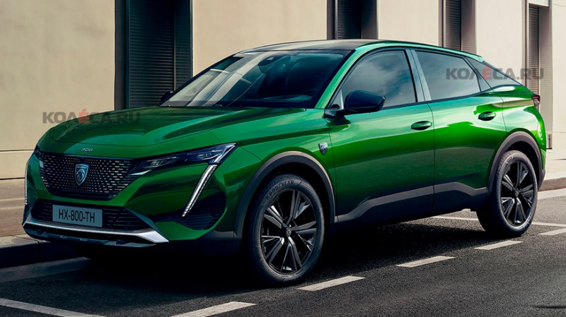 Peugeot готовит конкурента Renault Arkana: первое изображение нового кроссовера