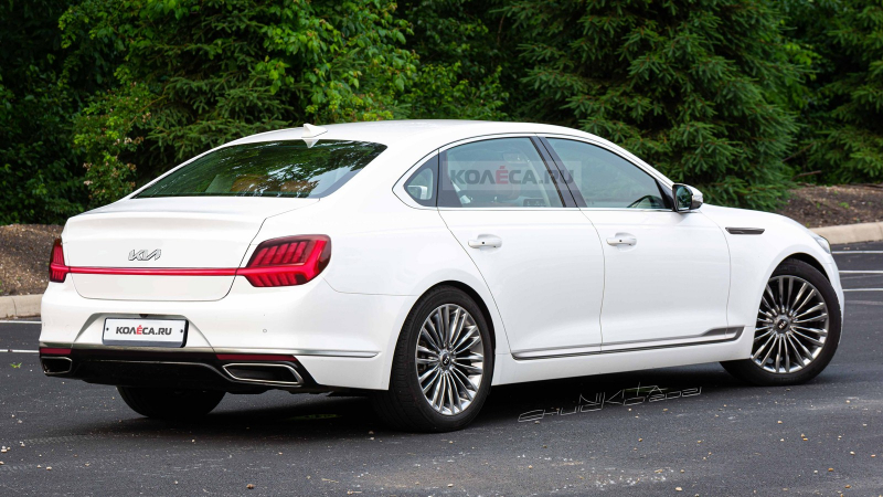 Рестайлинговый представительский седан Kia K900: новые изображения