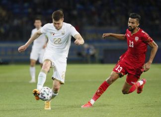 Сборная Украины в товарищеском матче едва не проиграла Бахрейну (видео)