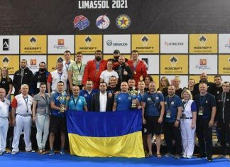 Сборная Украины завоевала 14 медалей на чемпионате Европы по самбо