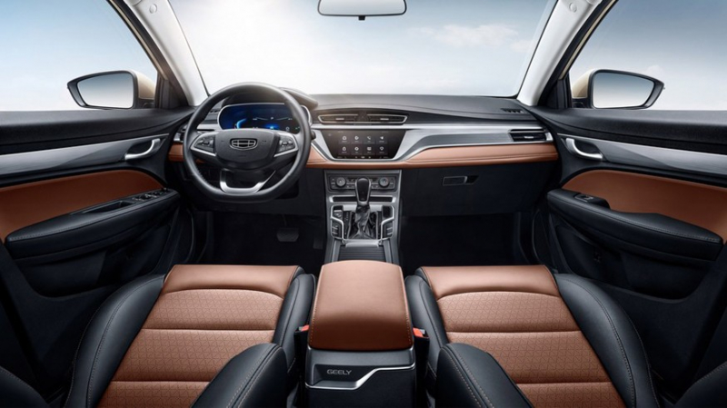 Седан Geely Emgrand нового поколения показался без камуфляжа