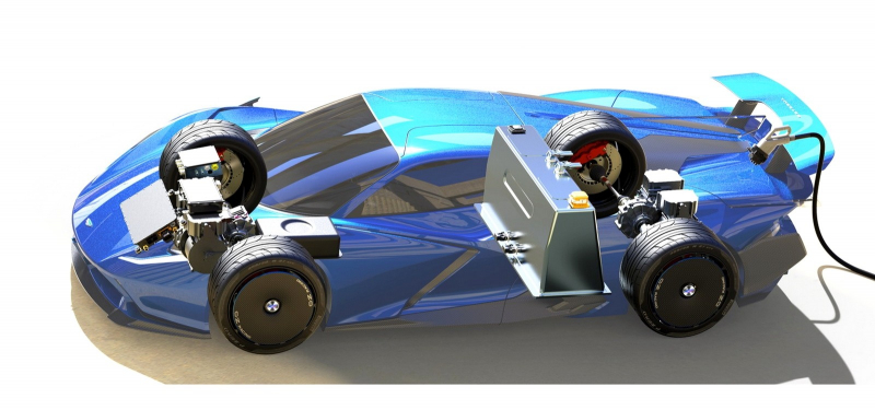 Суперкар Estrema Fulminea готовится к премьере: твердотельная АКБ и суперконденсаторы