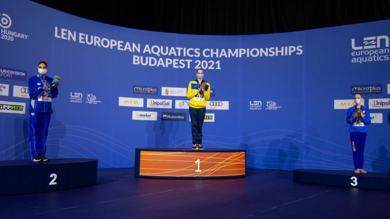 Украина завоевала первое золото на чемпионате Европы по водным видам