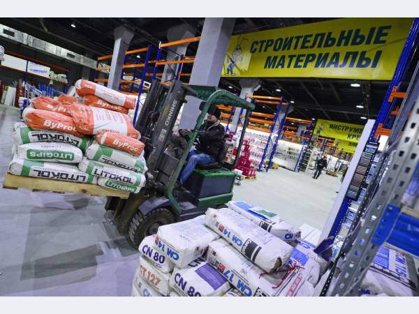 В России упало производство стройматериалов