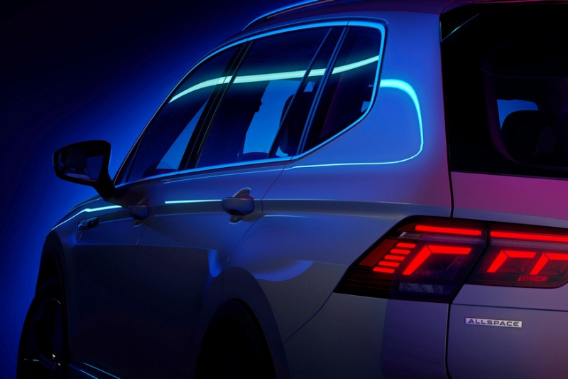 Volkswagen обновил так и не добравшийся до РФ удлинённый Tiguan: первое фото и дата премьеры