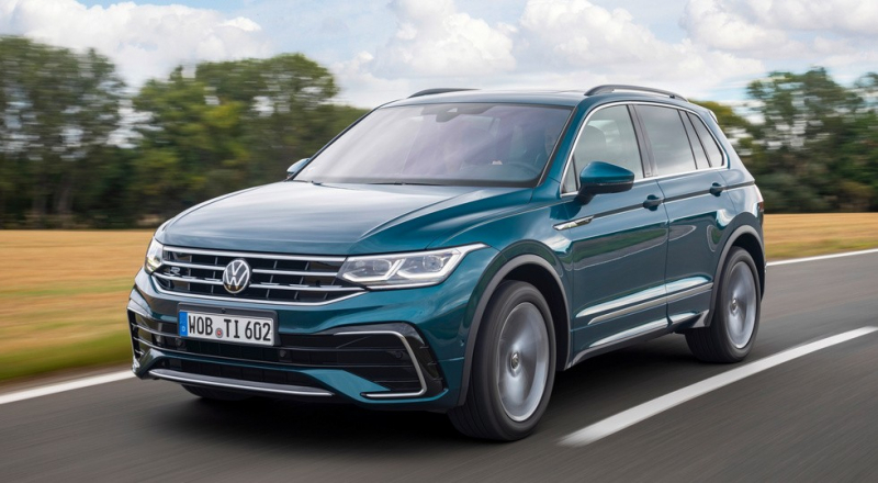Volkswagen обновил так и не добравшийся до РФ удлинённый Tiguan: первое фото и дата премьеры