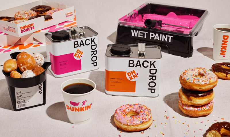 Backdrop и Dunkin ' представили краску, вдохновившись пончиками 