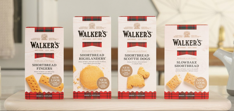 D8 переупаковало Walker's Shortbread 