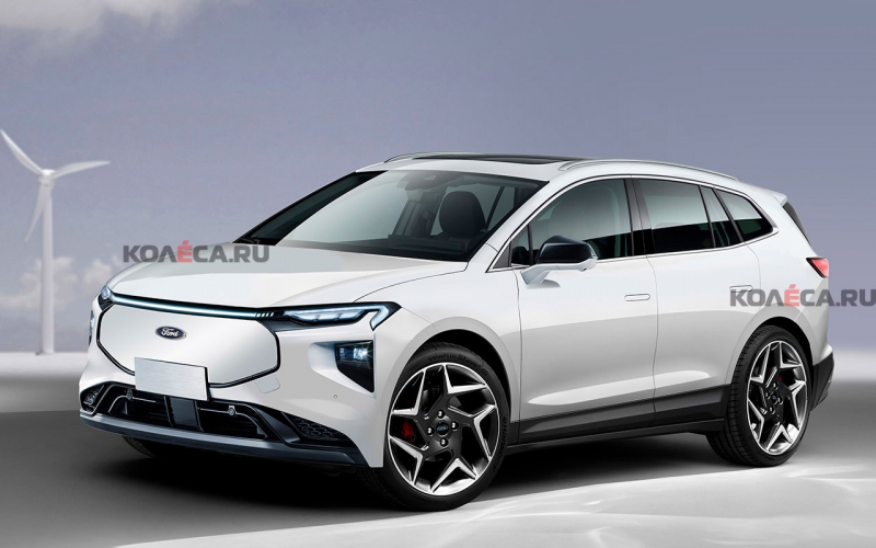 &laquo;Младший брат&raquo; Mustang Mach-E: первое изображение компактного кроссовера Ford