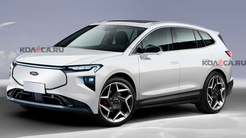 &laquo;Младший брат&raquo; Mustang Mach-E: первое изображение компактного кроссовера Ford