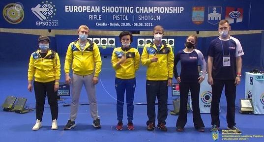 Украина обогнала Россию и выиграла золото и серебро на чемпионате Европы по стрельбе