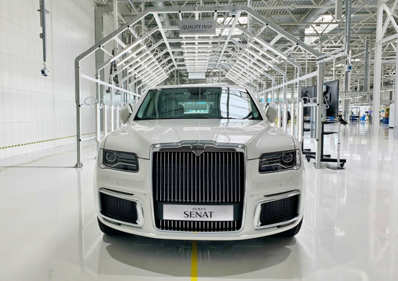 В Елабуге стартовало производство седанов Aurus Senat. SUV Komendant запустят в 2022 году
