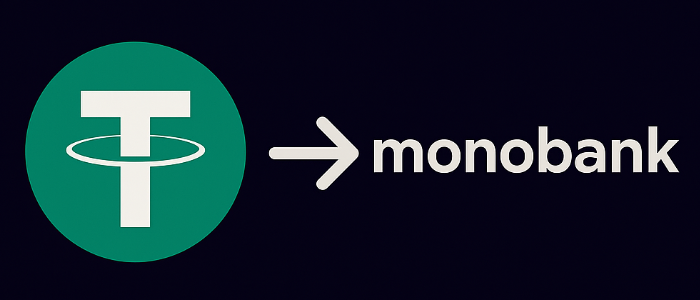 Обменять и вывести Tether TRC20 USDT на карту Монобанк UAH